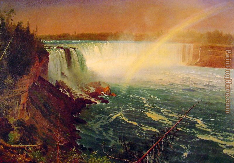 Niagara painting - Albert Bierstadt Niagara art painting